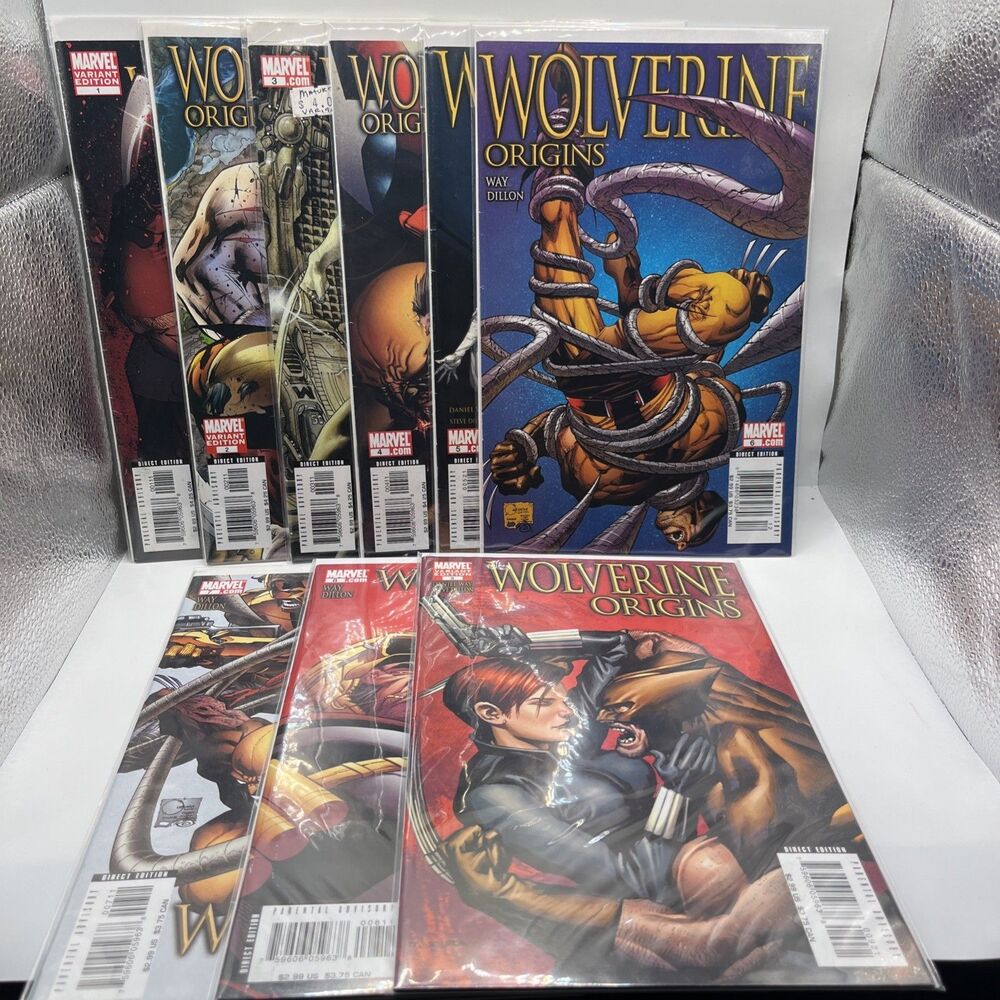 2006 Marvel Comics Wolverine: Origins Issues 1-9 (sku2)